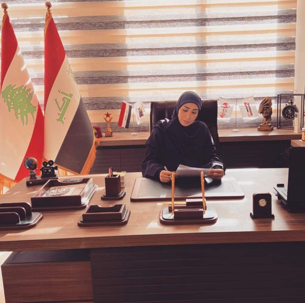إبنة بلدة الطيبة الإعلامية رنا نحلة رسمياً مديرة مكتب بغداد للانتاج الفني